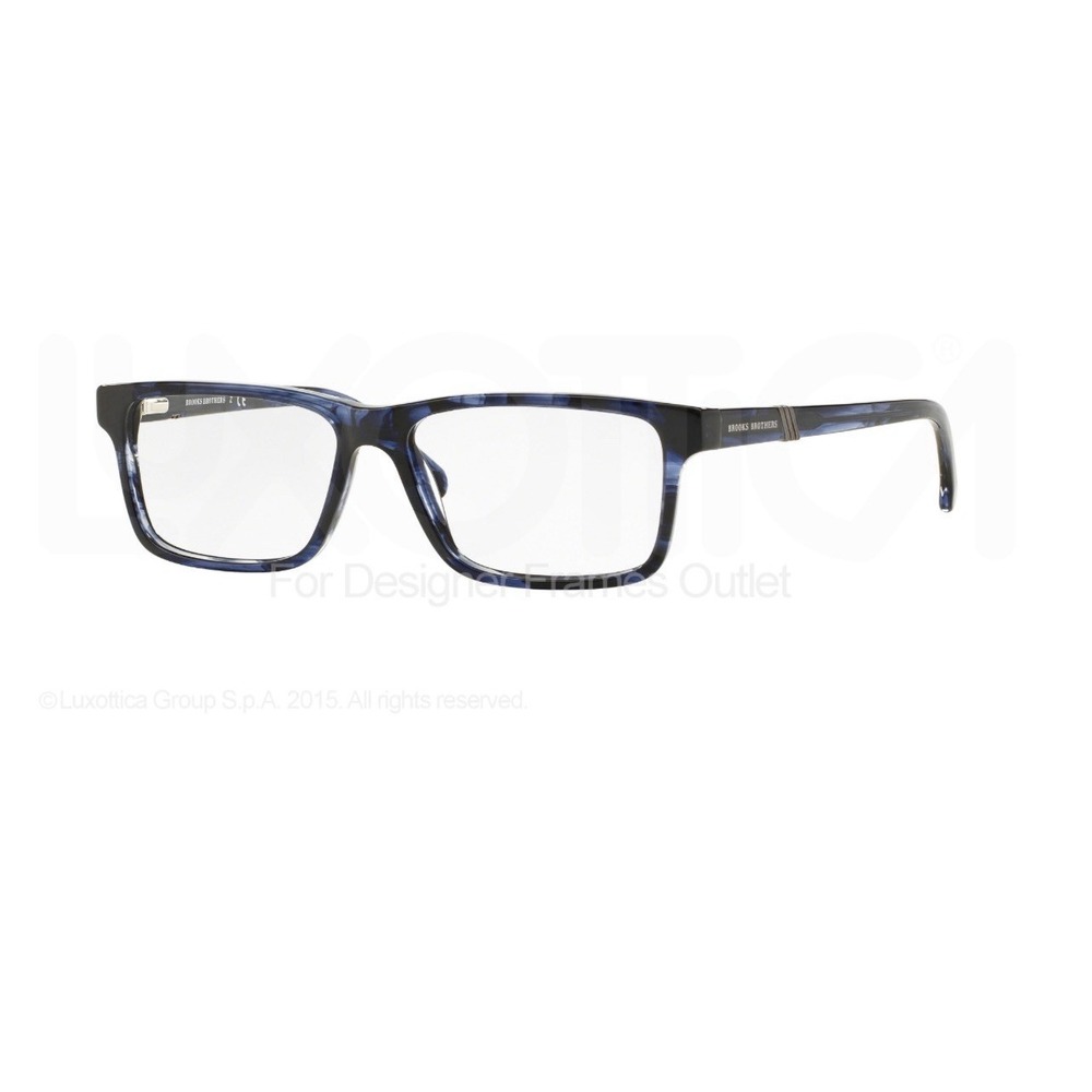 Brooks Brothers Eyeglasses Frames BB2025 6088 Blue Marble 53-14-145 Frames Only